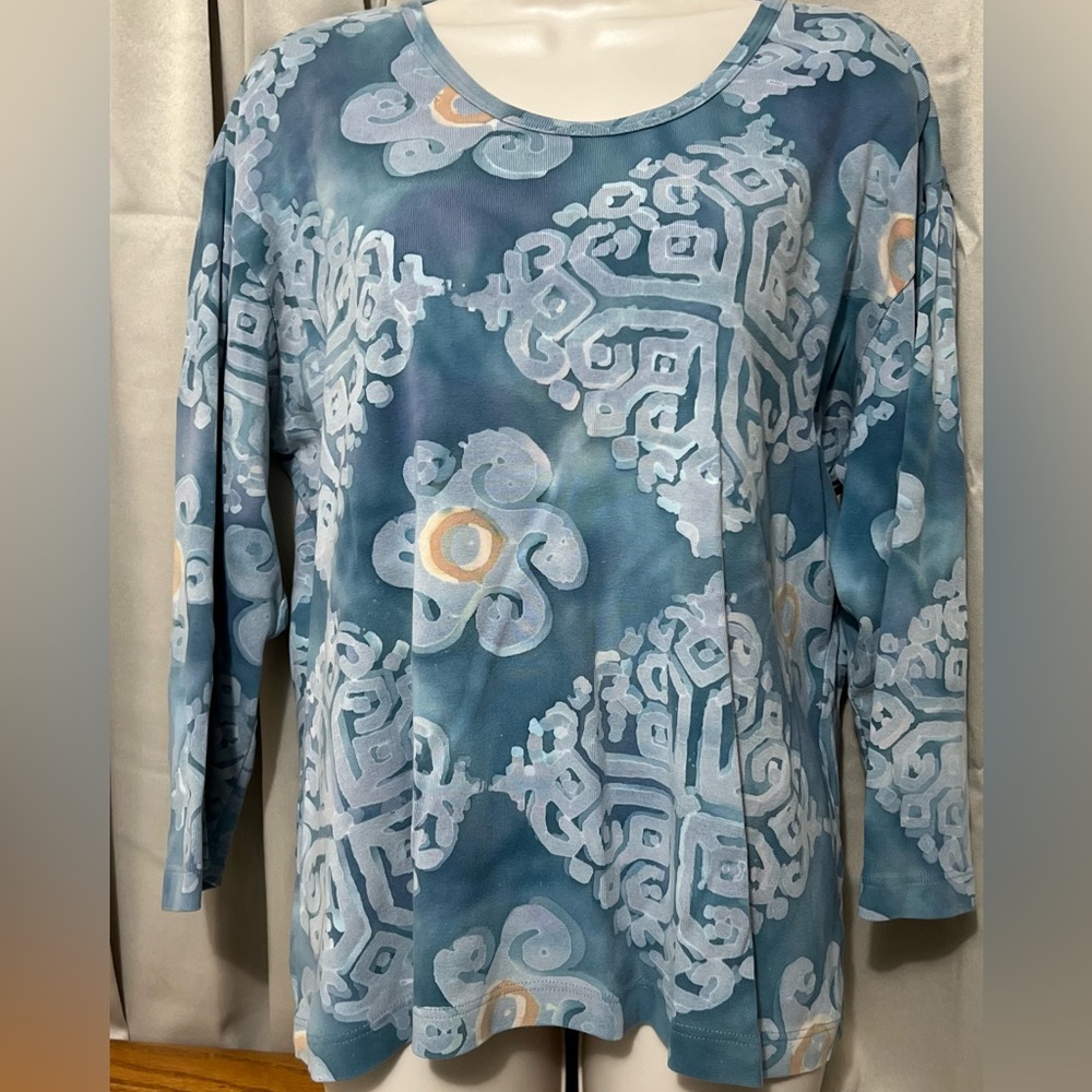 winter sun long sleeve tie-dye shirt